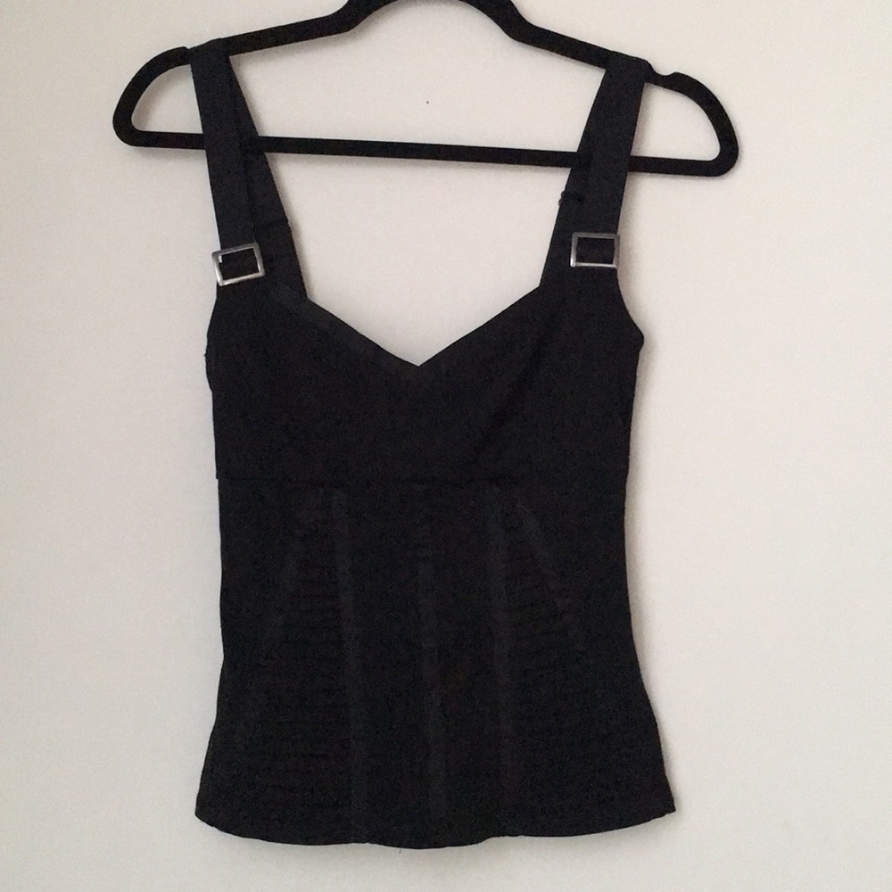 Cropped Bustier Style Tank